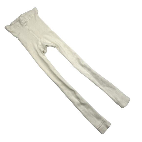 Hanna Andersson Cream Footless Tights - Picture 1 of 5
